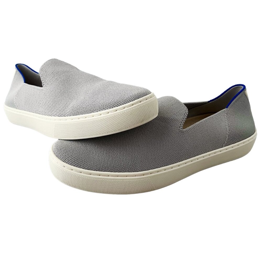 Rothy’s The Original Slip On Sneaker | Gray Washable Knit | Women's Size 10